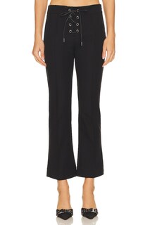 Брюки FRAME Lace Up Ankle Trouser, цвет BLK