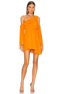 Платье мини Michael Costello x REVOLVE Everett, оранжевый