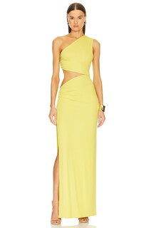 Платье макси Michael Costello x REVOLVE Decker, лаймовый