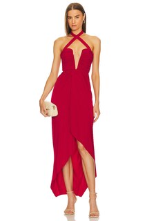 Платье Michael Costello x REVOLVE Leo Gown, красный