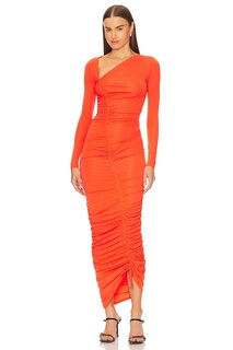 Платье миди Michael Costello x REVOLVE Kylee, цвет Red Orange