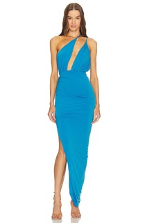 Платье Michael Costello x REVOLVE Aphrodite Gown, синий
