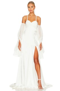 Платье For Love &amp; Lemons Esme Bridal Gown, белый