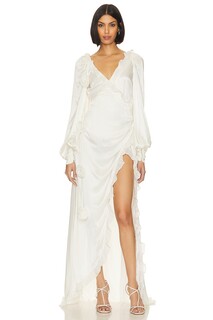 Платье For Love &amp; Lemons Kendall Gown, белый