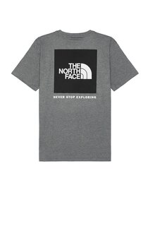 Футболка The North Face Box Nse, цвет Tnf Medium Grey Heather &amp; Tnf Black