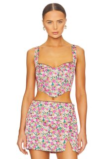 Топ For Love &amp; Lemons Gladiola Crop, цвет Multi