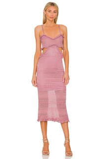 Платье MISA Los Angeles Skye, цвет Rose Knit