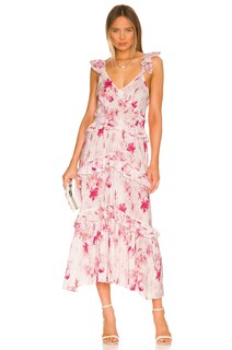 Платье MISA Los Angeles x REVOLVE Morrison, цвет Abstract Rose Flora