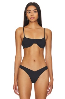 Топ Frankies Bikinis Pam Underwire, черный