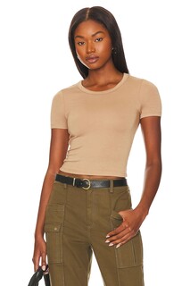 Топ The Range No Bra Club Cropped Crew, цвет Tanlines