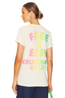 Футболка Free &amp; Easy California Gold, цвет Pale Yellow