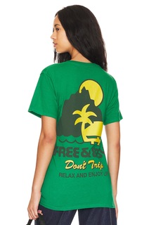 Футболка Free &amp; Easy Bali Hai, цвет Vintage Kelly