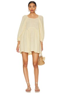 Платье Free People Adler Tunic, цвет Lemonilla