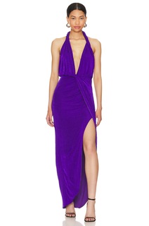 Платье MISHA Venetia Slinky Gown, цвет Ultra Violet