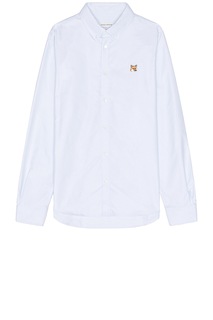 Рубашка Maison Kitsune Button Down Classic, цвет Light Blue