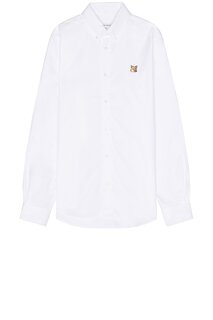 Рубашка Maison Kitsune Button Down Classic, белый