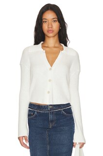 Свитер Free People Ella Shirt, слоновая кость