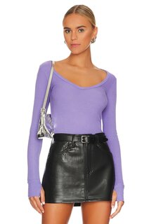 Топ Michael Lauren Otis Long Sleeve, цвет Deep Lavender