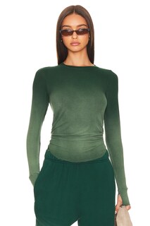 Футболка Michael Lauren Alick Long Sleeve, цвет Vintage Emerald