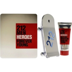 Подарочный набор 212 Heroes, состоящий из 2 предметов: туалетная вода 90 мл - гель для душа 100 мл, Carolina Herrera