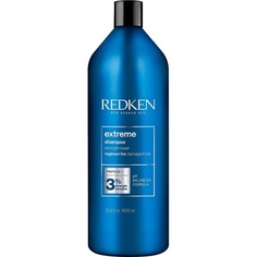 Шампунь Extreme для поврежденных волос, 1000 мл, 33,8 жидких унций., Redken