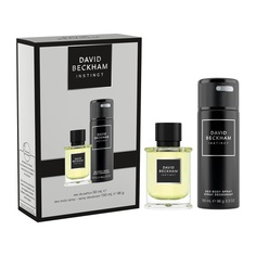 Мужская парфюмированная вода Instinct 50 мл и дезодорант 150 мл в подарочной упаковке, David Beckham