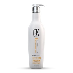 Кондиционер Global Keratin Color Shield, 22 жидких унции, 650 мл — Глубокое очищающее тепло и термозащита для окрашенных сухих, поврежденных вьющихся вьющихся волос — Без парабен-сульфата, унисекс, Gk Hair