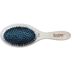 Ecohair Paddle Combo из 100% щетины кабана и нейлона, экологически чистая профессиональная бамбуковая щетка для волос, Olivia Garden