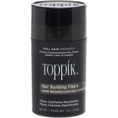 Пудра для наращивания волос Темно-коричневый 12 г, Toppik
