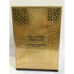 Gold Myrh Absolute для женщин парфюмированная вода 100 мл, Carolina Herrera