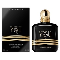 Stronger With You Oud Edp для мужчин, 3,4 жидких унции, Giorgio Armani