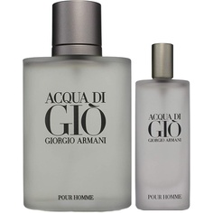 Acqua Di Gio - Туалетная вода, набор спреев для путешествий 100 мл+ 15 мл, Giorgio Armani