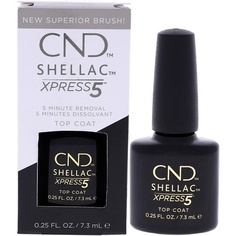 Набор лака для ногтей Shellac с верхним слоем Xpress5, 7,3 мл, Cnd