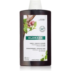 Укрепляющий шампунь с хинином и органическим эдельвейсом для уставших волос и выпадения волос 400мл, Klorane