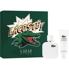 L.12.12 Туалетная вода Blanc For Him, 50 мл + гель для душа, 50 мл, подарочный набор, Lacoste