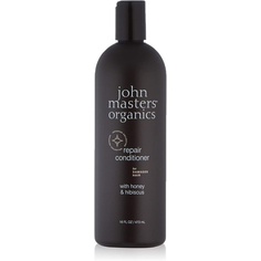Восстанавливающий кондиционер для поврежденных волос с медом и гибискусом 473мл, John Masters Organics