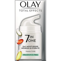Total Effects 7в1 увлажняющий крем без запаха с ниацинамидом, 50 мл, Olay