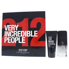 Подарочный набор 212 Vip Black: парфюмированная вода 100 мл + гель для душа 100 мл, Carolina Herrera