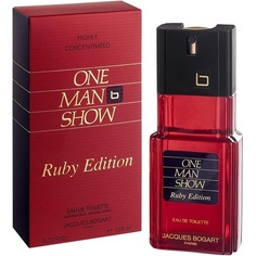 Туалетная вода-спрей для мужчин One Man Show Ruby Edition 100 мл, Jacques Bogart