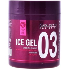 Ice Gel Гель для укладки сильной фиксации 500мл, Salerm Cosmetics