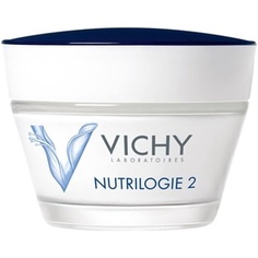 Nutrilogie 2 Увлажняющий крем для лица для сухой кожи 50мл, Vichy