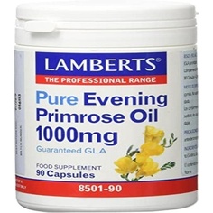 Чистое масло вечерней примулы 1000 мг 90 капсул, Lamberts