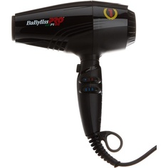 Ультралегкий фен Bab7000Ie Rapido с генератором ионов, черный, Babyliss Pro