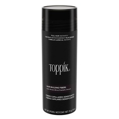 Волосы 55G Темно-коричневые — натуральные кератиновые волокна для более пышного вида волос, Toppik