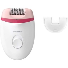 Эпилятор Satinelle Essential, розовый и белый, 15 В, эргономичный, Philips
