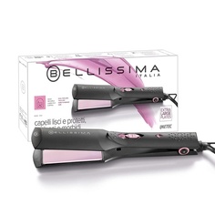 Выпрямитель для волос Bellissima B26 100 для длинных или трудноукладываемых волос — керамическое покрытие, гладкий и блестящий результат за один проход, 160–230 °C, Imetec