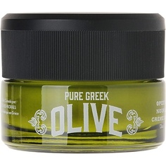 Оливковый увлажняющий ночной крем с экстрактом листьев оливы для всех типов кожи 40мл, Korres