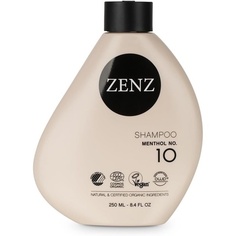 Ментоловый шампунь 250 мл — освежающий аромат ментола, эвкалипта и ванили — не содержит силикона — подходит для тонких и жирных волос — для всех типов волос, Zenz