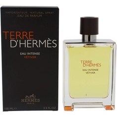 Terre D&apos;Hermes Eau Intense Vetiver Eau De Parfum Spray 3,3 унции 100 мл для мужчин, Hermгёs