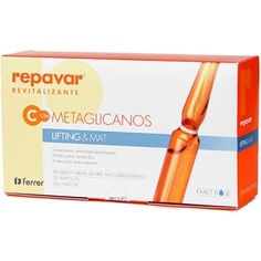 Восстанавливающая лифтинг-матирующая сыворотка для лица с метагликаном и витамином С 1 мл, Repavar
